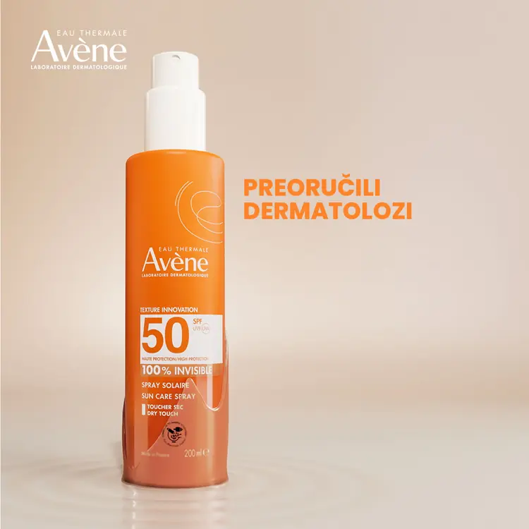 Avène Sun Visoka zaštita Sprej za zaštitu od sunca SPF 50, 200 ml-01