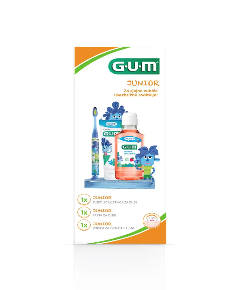 GUM JUNIOR paket, 1 kom + 50 ml + 300 ml