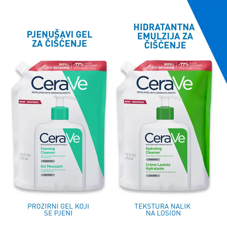 CeraVe Hidratantna emulzija za čišćenje, 473 ml refill