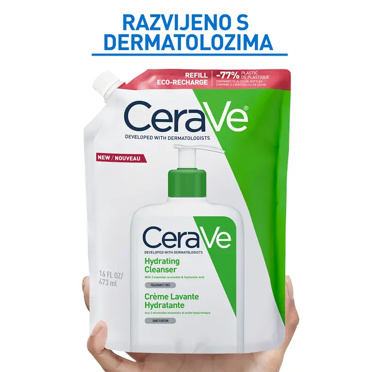 CeraVe Hidratantna emulzija za čišćenje, 473 ml refill