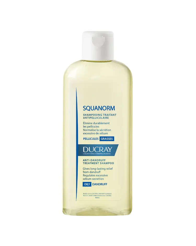 Ducray Squanorm šampon protiv masne prhuti i prekomjernog izlučivanja sebuma, 200 ml