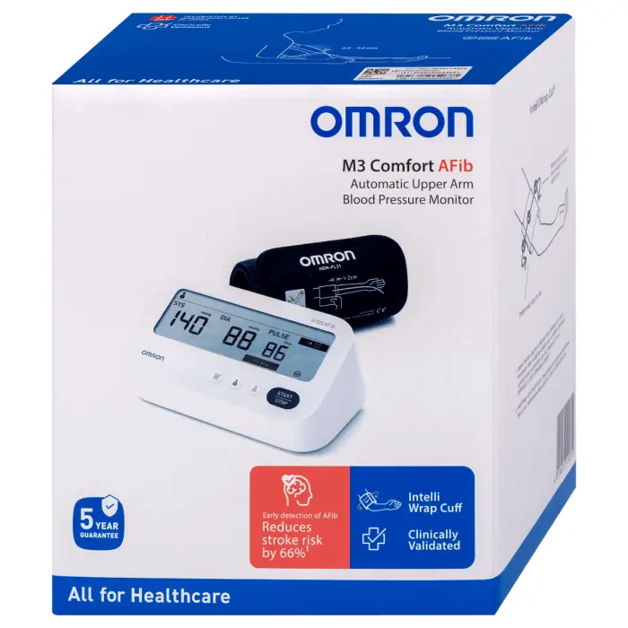 Omron M3 Comfort AFib tlakomjer za nadlakticu, 1 tlakomjer