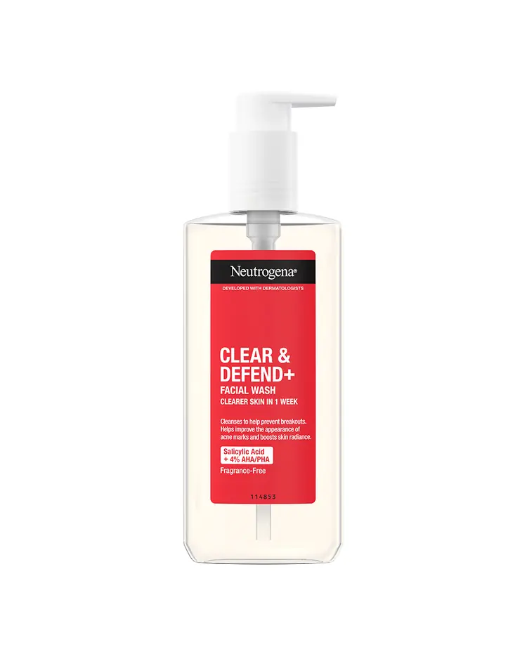Neutrogena Clear & Defend+ kupka za čišćenje lica, 200 ml