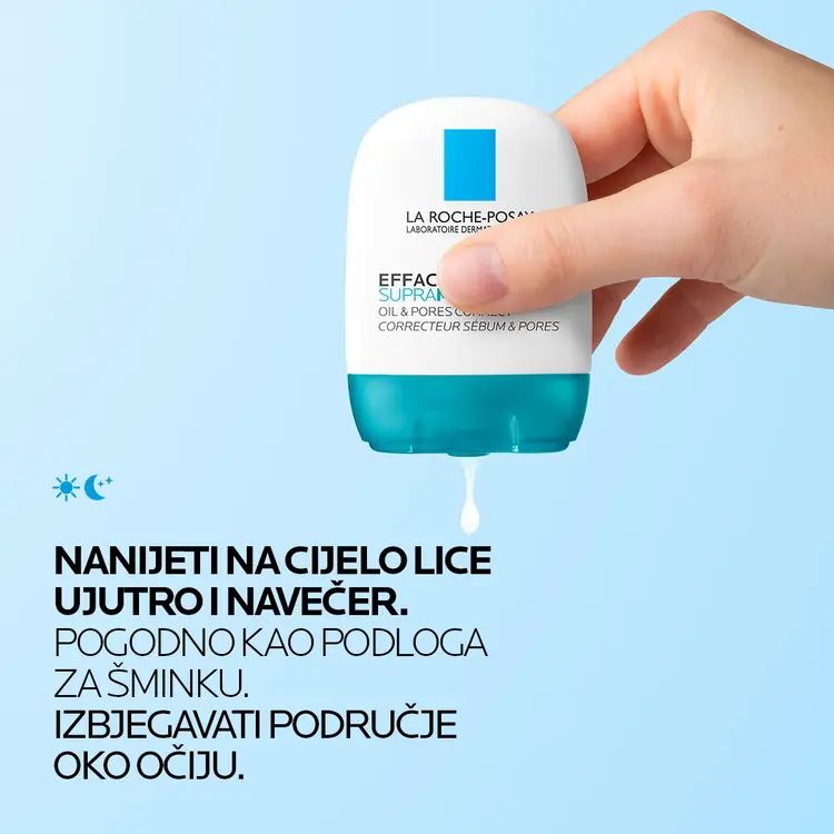 La Roche-Posay Effaclar Supramolecular gel za korekciju vidljivosti pora i viška sebuma, 40 ml