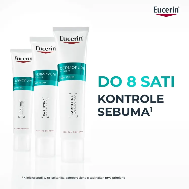 Eucerin DermoPure Clinical matirajući fluid, 40 ml