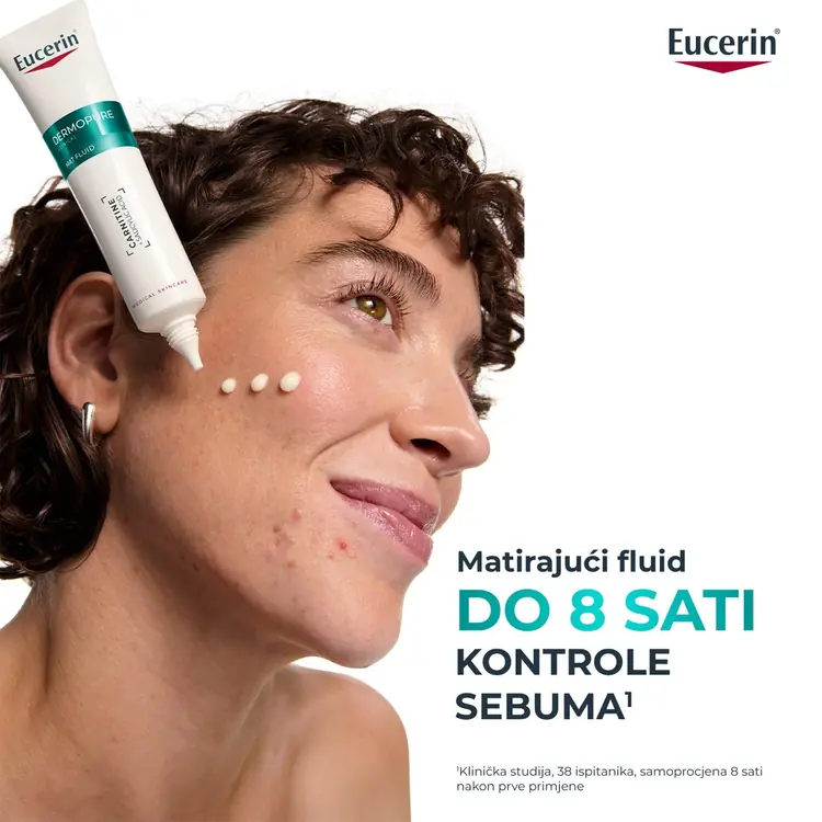 Eucerin DermoPure Clinical matirajući fluid, 40 ml