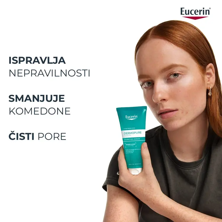 Eucerin DermoPure Clinical piling za čišćenje, 100 ml