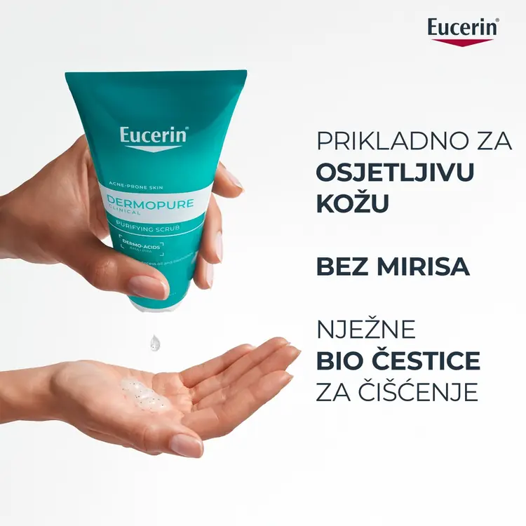 Eucerin DermoPure Clinical piling za čišćenje, 100 ml