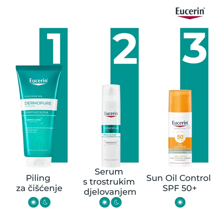 Eucerin DermoPure Clinical piling za čišćenje, 100 ml
