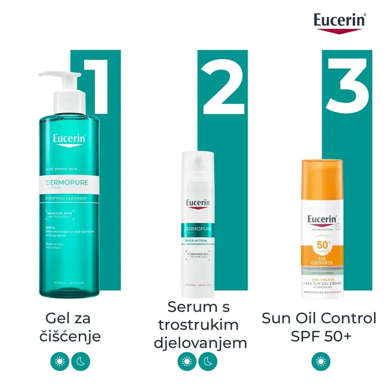 Eucerin DermoPure Clinical serum s trostrukim djelovanjem, 40 ml