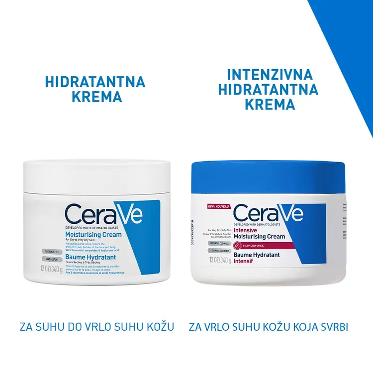 CeraVe Intenzivna hidratantna krema, 340 g