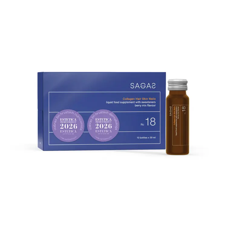 Sagas Rc 18 Collagen Hair, Skin & Nails POSEBNA PONUDA, 2 X (10 X 50 ml)