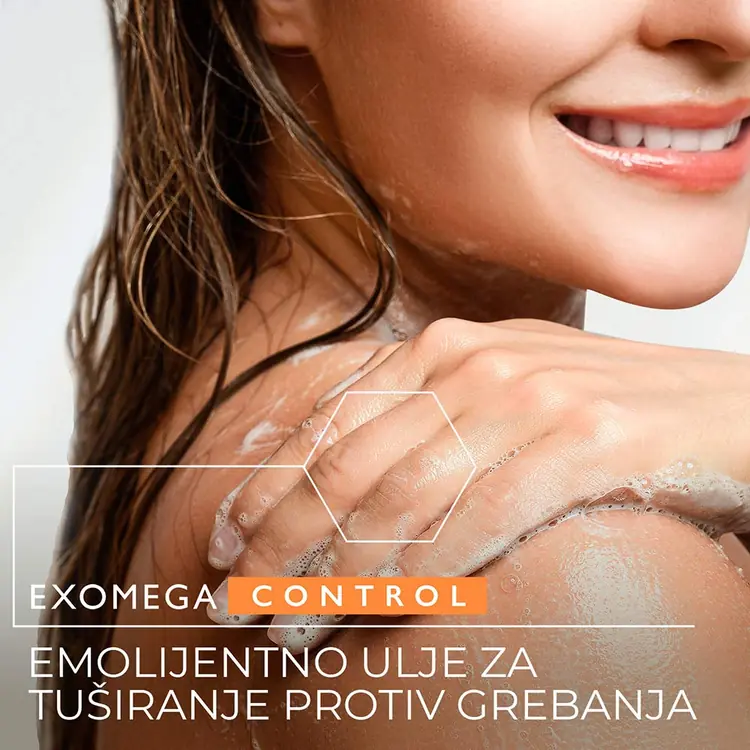 A-Derma Exomega Control emolijentno ulje za tuširanje, 1 L