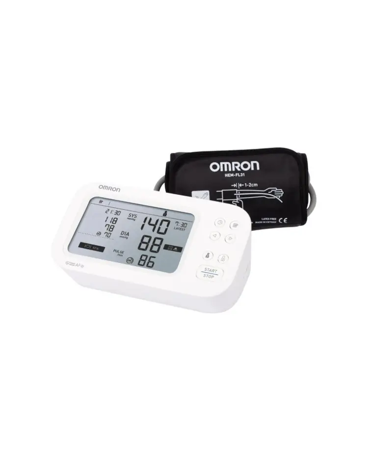 Omron M6 Comfort AFib tlakomjer za nadlakticu s adapterom, 1 kom