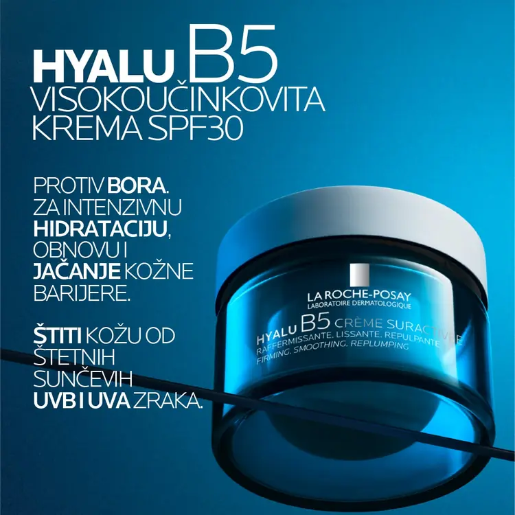 La Roche-Posay Hyalu B5 Visokoučinkovita krema SPF30, dopuna 50 ml