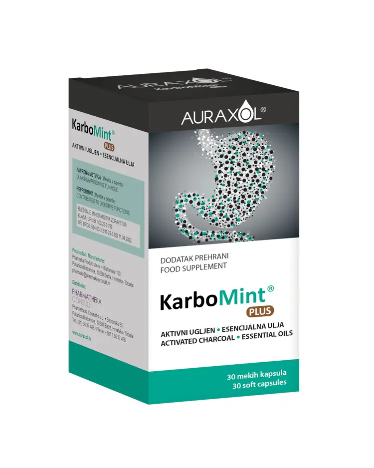 Auraxol Karbomint Plus, 30 mekih kapsula