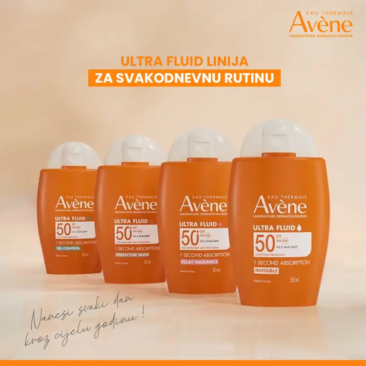 Eau Thermale Avène Vrlo visoka zaštita ULTRA FLUID OIL CONTROL  SPF 50, 50 ml