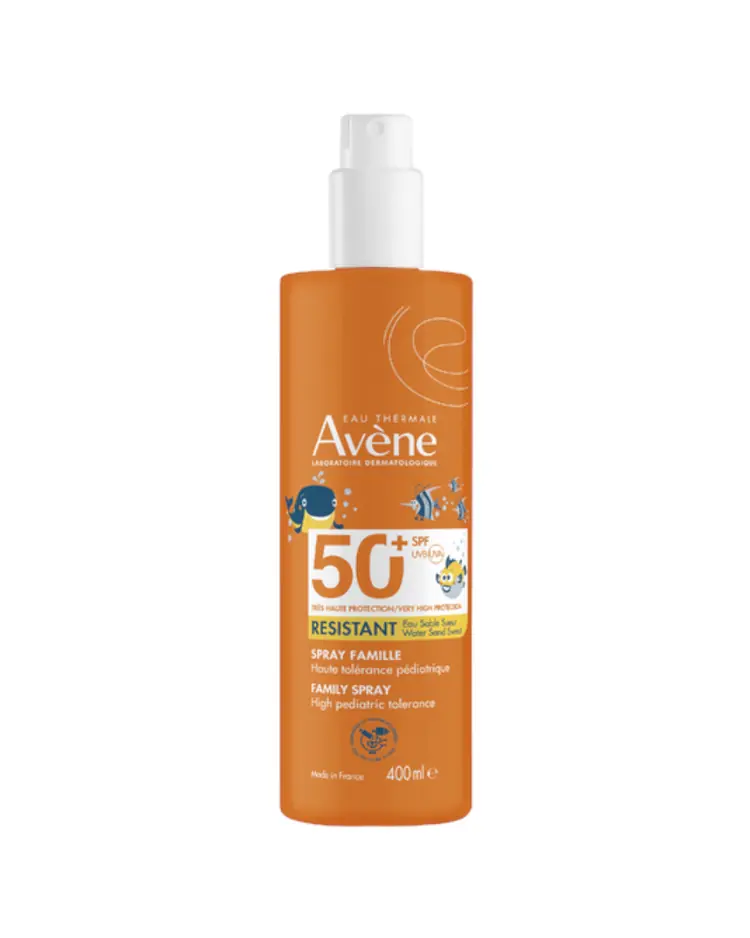 Eau Thermale Avène Vrlo visoka zaštita FAMILY SPREJ SPF 50+ 400 ml