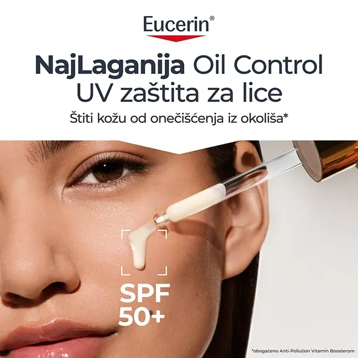 Eucerin Sun Oil Control UV serum za zaštitu kože lica od sunca SPF 50+, 30 ml