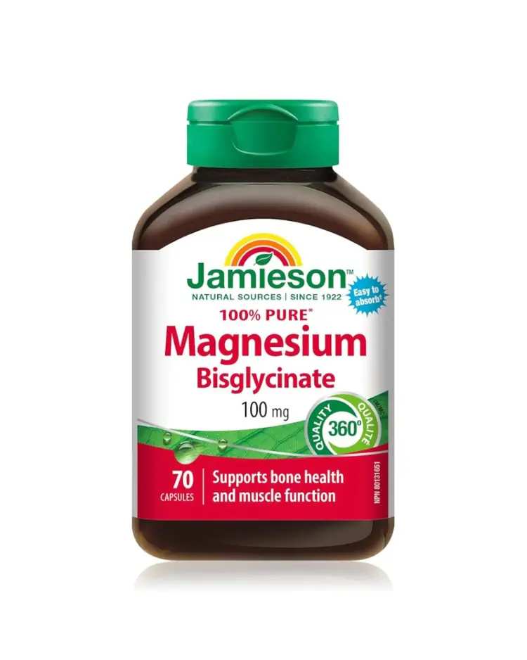 Jamieson Magnezij bisglicinat, 100 mg