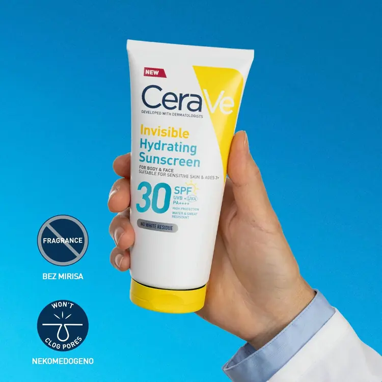 CeraVe Nevidljivi losion za zaštitu od sunca, SPF 30, visoka zaštita, 177 ml