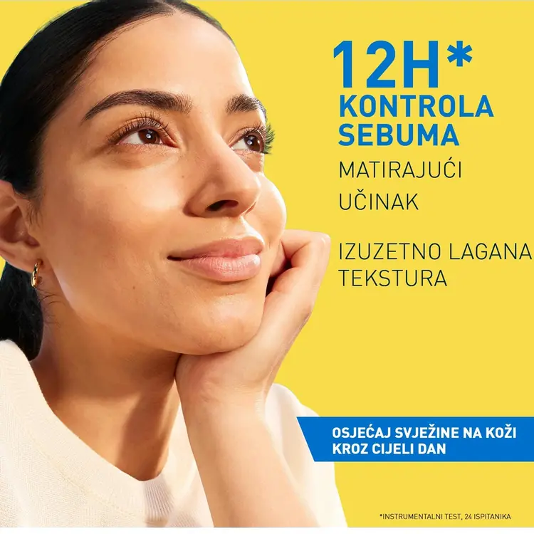 CeraVe Nevidljivi „Dry Touch” fluid za zaštitu od sunca, SPF 50+, vrlo visoka zaštita, 50 ml 
