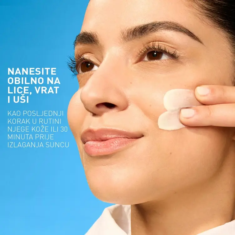 CeraVe Nevidljivi „Dry Touch” fluid za zaštitu od sunca, SPF 50+, vrlo visoka zaštita, 50 ml 
