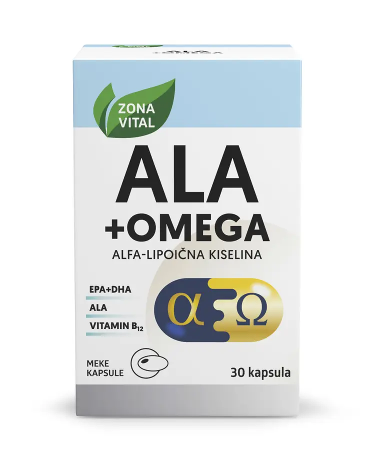 Zona Vital ALA+Omega, 30 kapsula