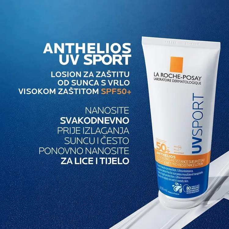 La Roche-Posay ANTHELIOS UV SPORT LOSION ZA ZAŠTITU OD SUNCA SPF 50+, 200 ml
