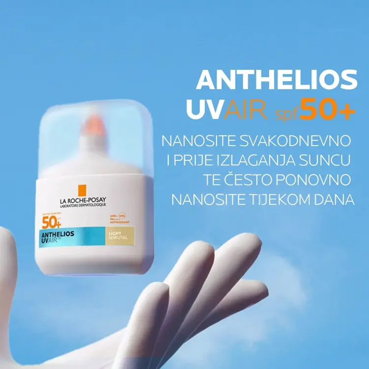 La Roche-Posay ANTHELIOS UVAIR DNEVNI TONIRANI SERUM ZA ZAŠTITU OD SUNCA SPF50+, LIGHT, 50 ml