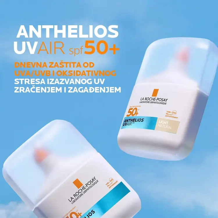La Roche-Posay ANTHELIOS UVAIR DNEVNI TONIRANI SERUM ZA ZAŠTITU OD SUNCA SPF50+, LIGHT, 50 ml