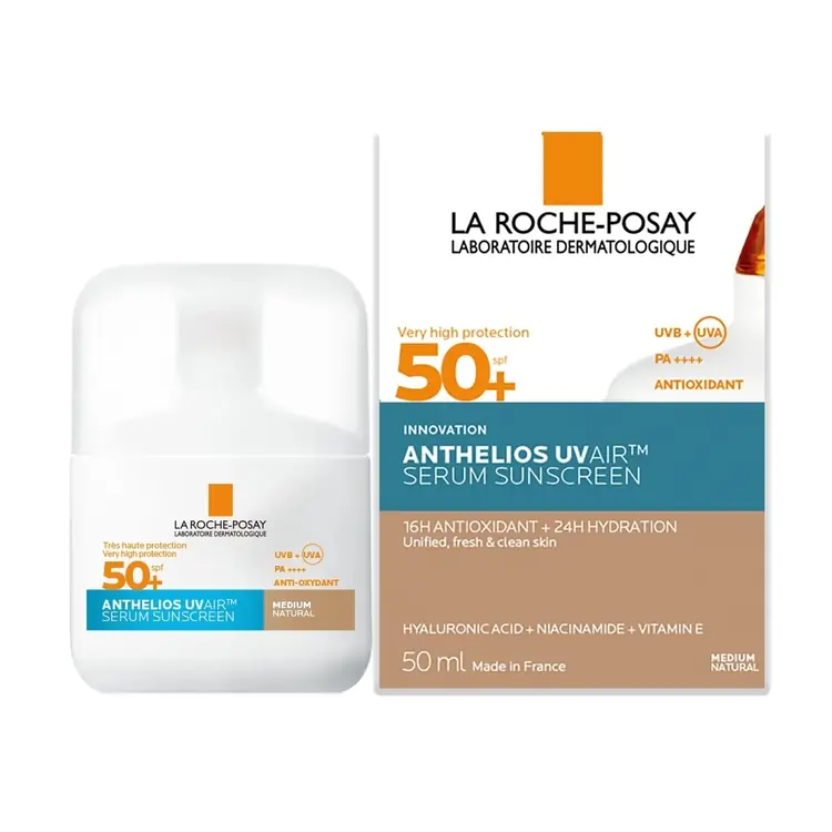 La Roche-Posay ANTHELIOS UVAIR DNEVNI TONIRANI SERUM ZA ZAŠTITU OD SUNCA SPF50+, MEDIUM, 50 ml