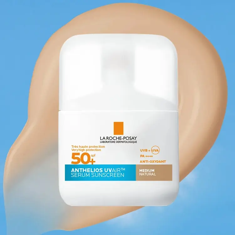 La Roche-Posay ANTHELIOS UVAIR DNEVNI TONIRANI SERUM ZA ZAŠTITU OD SUNCA SPF50+, MEDIUM, 50 ml