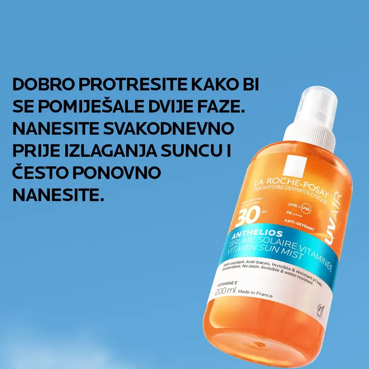 La Roche-Posay ANTHELIOS MIST ZA ZAŠTITU OD SUNCA SPF30, 200 ml