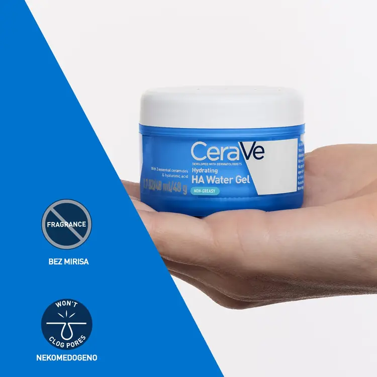 CeraVe Hidratantni vodeni gel obogaćen hijaluronskom kiselinom, 48 ml