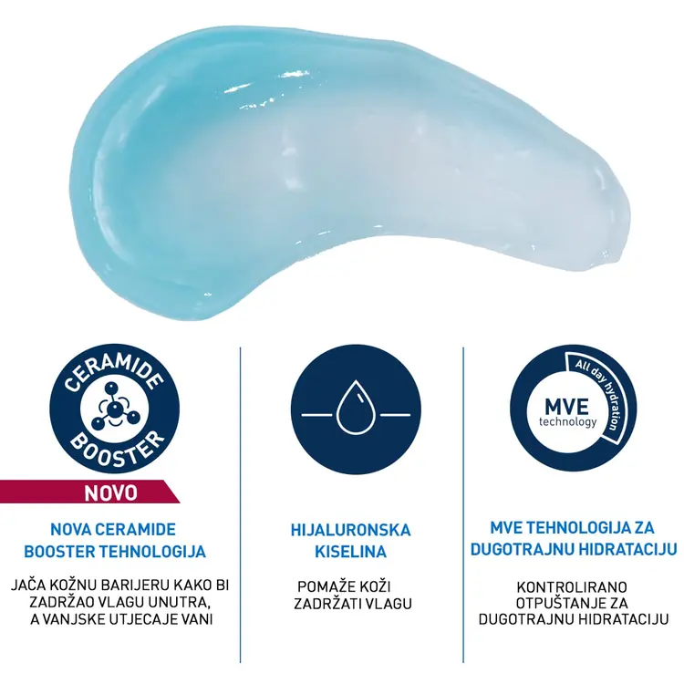CeraVe Hidratantni vodeni gel obogaćen hijaluronskom kiselinom, 48 ml