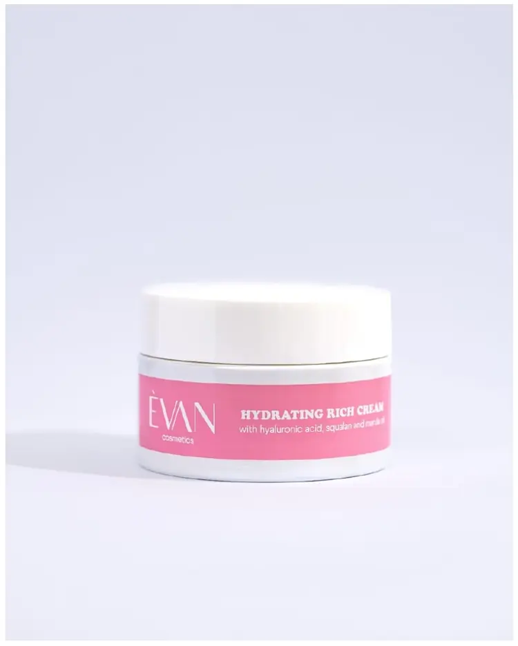 Evan Hydrating Rich Cream, roza, 50 ml
