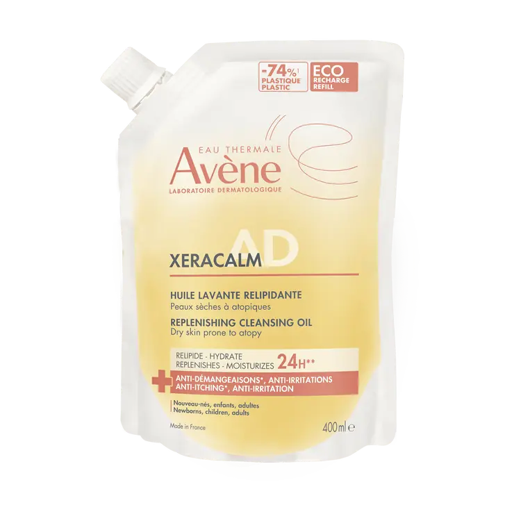 Eau Thermale Avène XeraCalm A.D relipidirajuće ulje za čišćenje REFILL, 400 ml