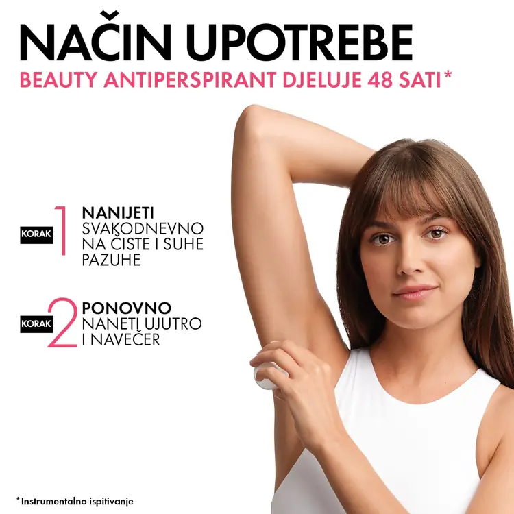 Vichy Dezodorans roll-on Beauty antiperspirant, 50 ml
