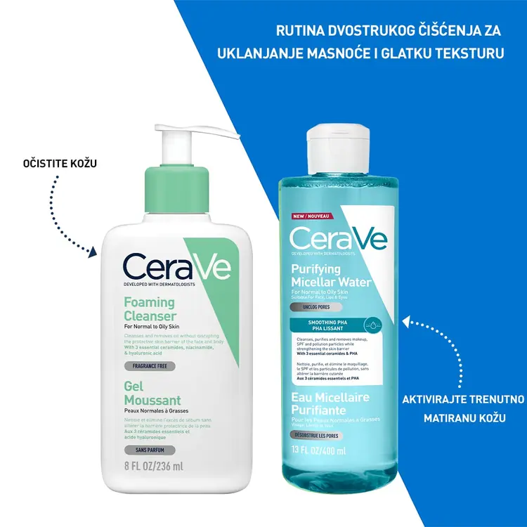 CeraVe Pročišćavajuća micelarna voda, 400 ml