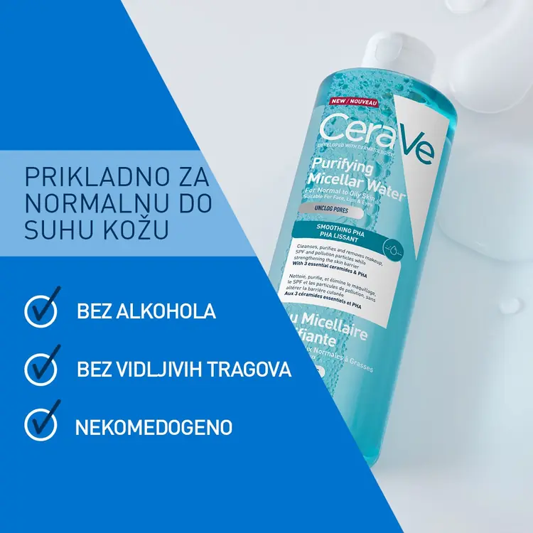 CeraVe Pročišćavajuća micelarna voda, 400 ml