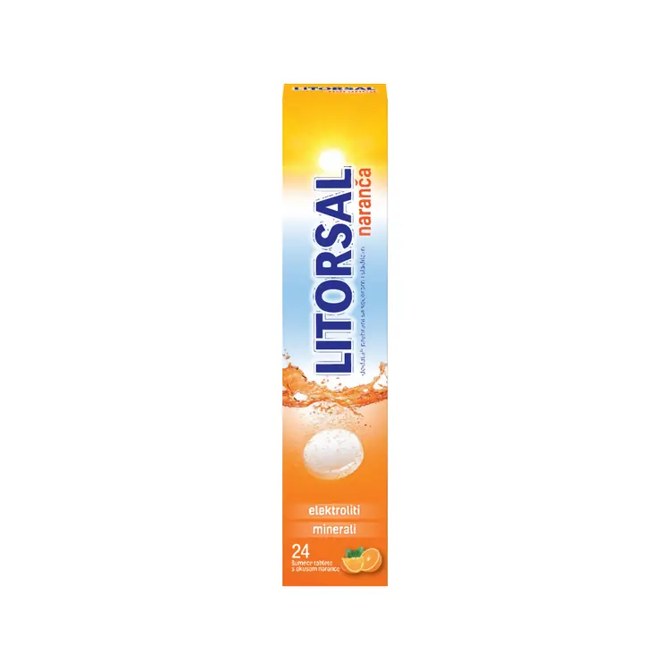 Litorsal s okusom naranče, 24 šumeće tablete