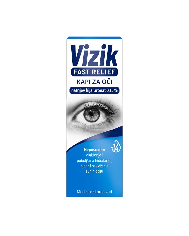 Vizik kapi za oči Fast Relief, 10 ml