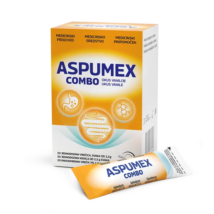 Aspumex Combo, 20 x 2,5 g