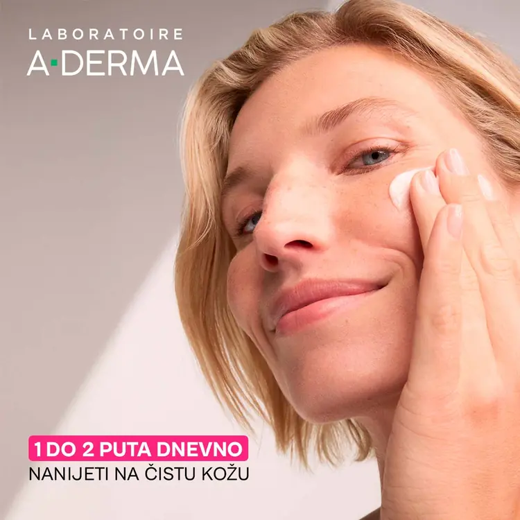A-Derma Exomega umirujuća gel-krema za lice, 40 ml