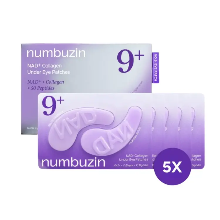 Numbuzin No.9 NAD+ Collagen Under Eye Patches, 5 komada