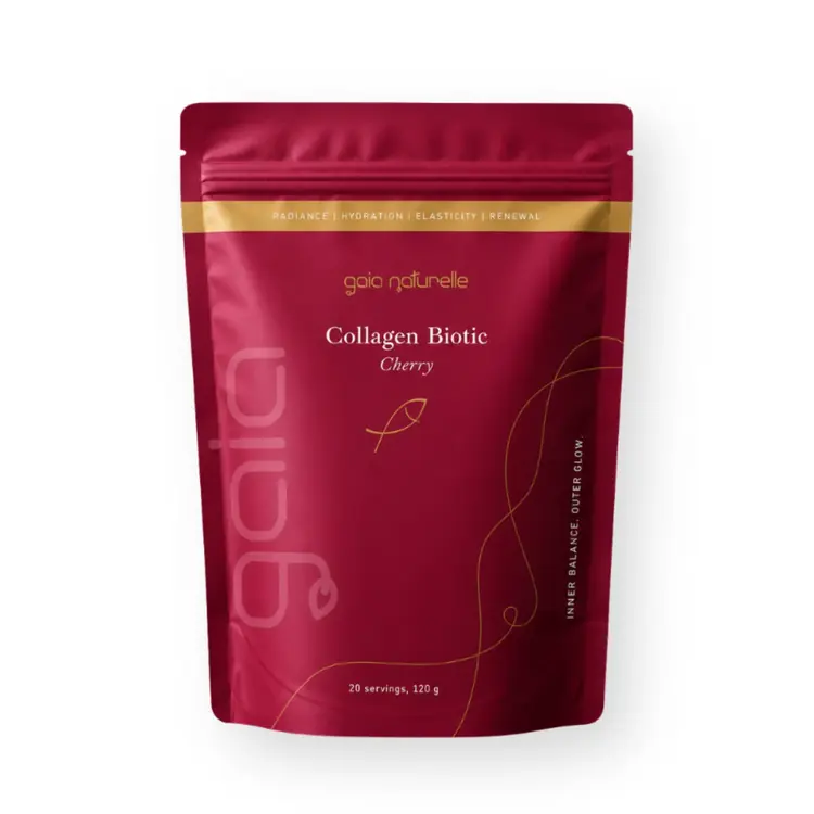 Gaia Naturelle Collagen Biotic, okus trešnje, 20 vrećica
