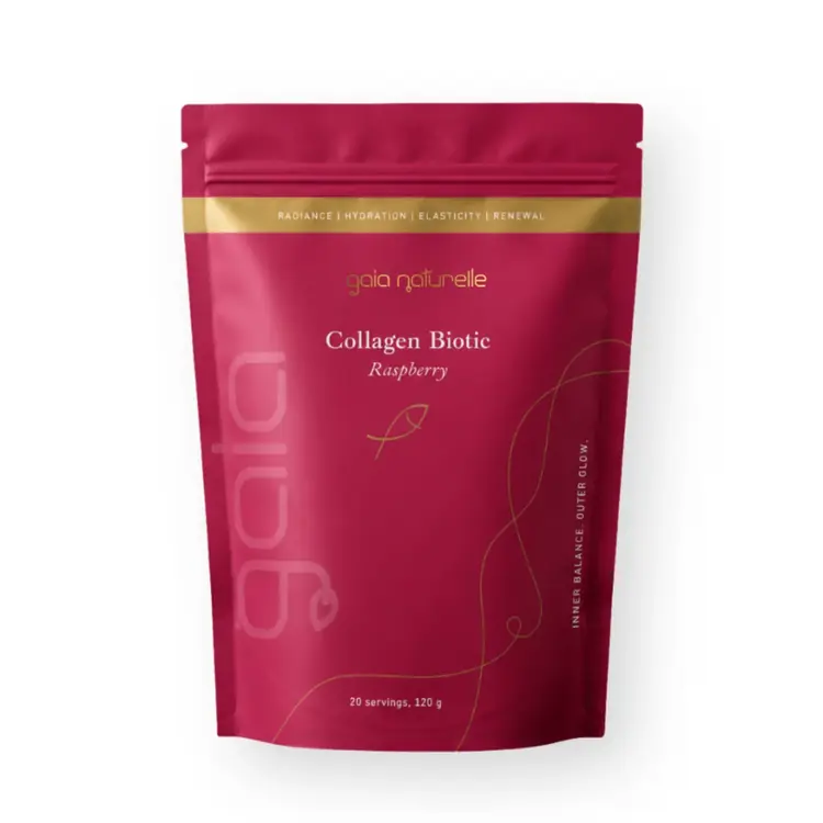 Gaia Naturelle Collagen Biotic, okus maline, 20 vrećica
