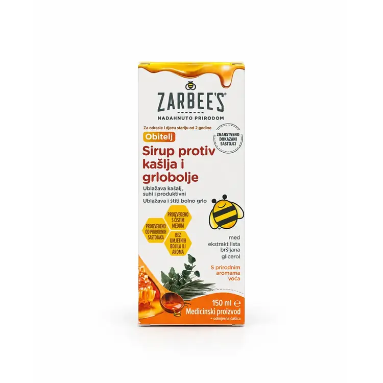 Zarbee’s sirup protiv kašlja i grlobolje, 150 ml