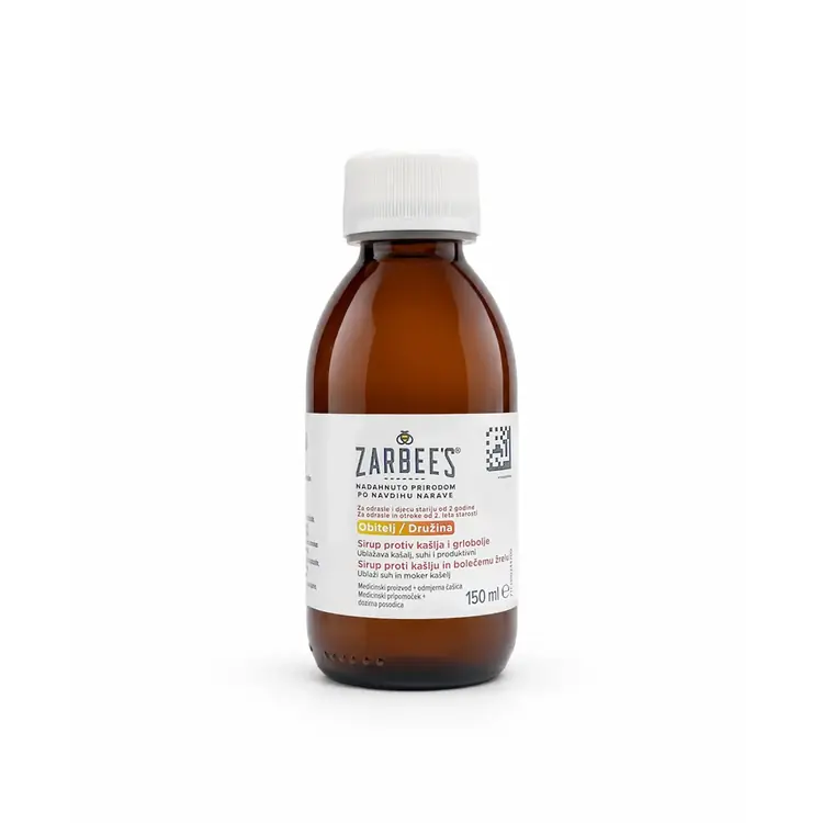Zarbee’s sirup protiv kašlja i grlobolje, 150 ml